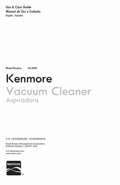 Kenmore Vacuum Cleaner 116_31591-page_pdf